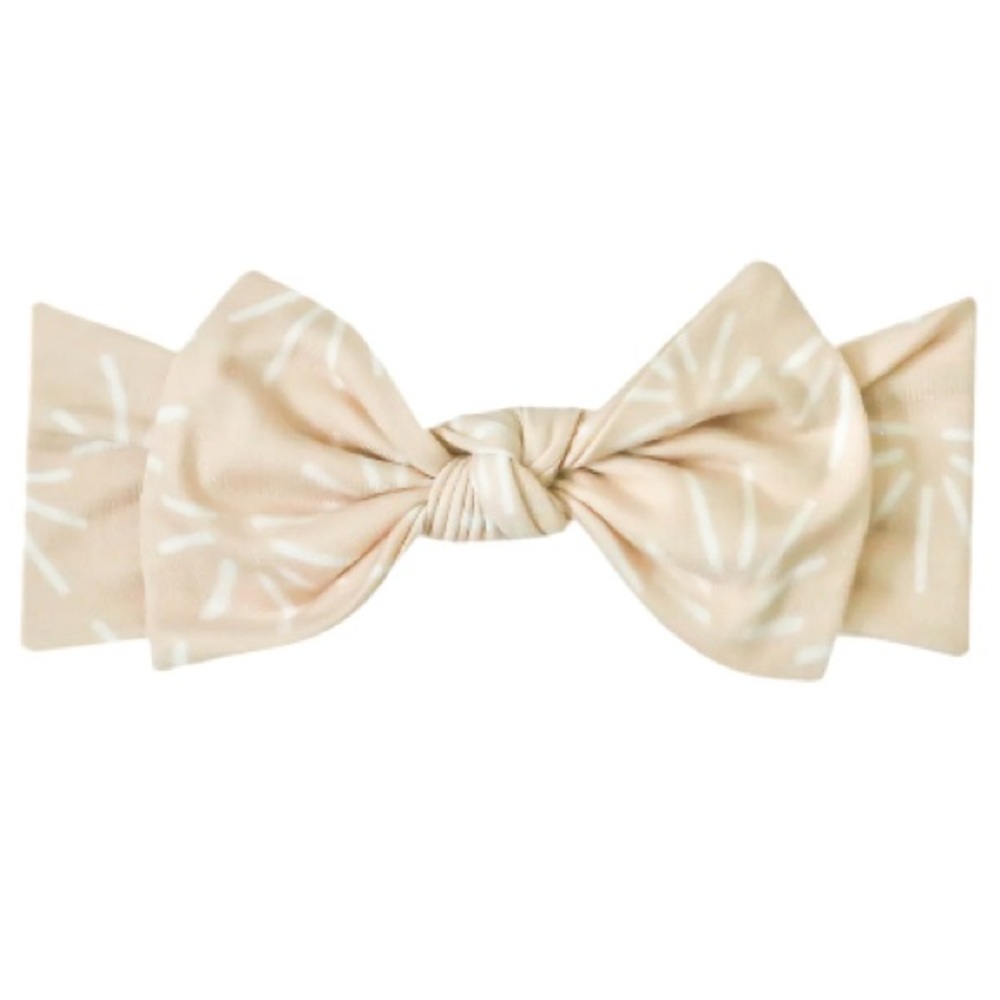 NWT Copper Pearl Baby Headband Bow